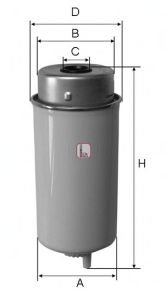 Fuel filter S 4432 NR