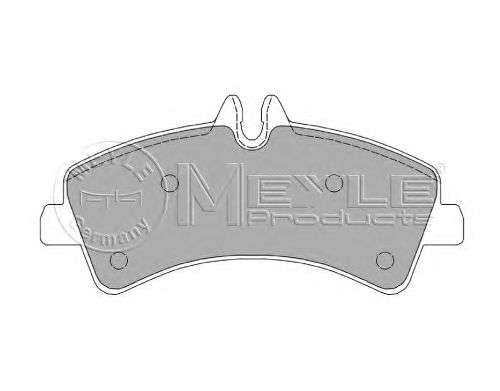 Brake Pad Set, disc brake 025 292 1720