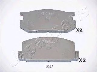 Brake Pad Set, disc brake PA-287AF