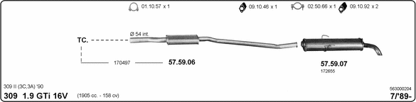 Exhaust System 563000204