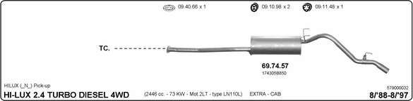 Exhaust System 579000032