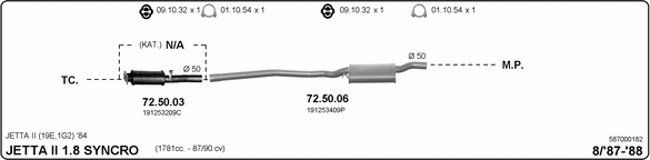 Exhaust System 587000182