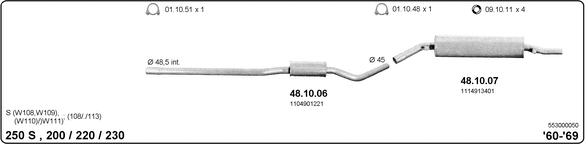 Exhaust System 553000050