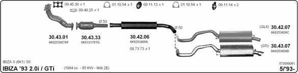 Exhaust System 573000061