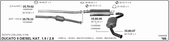 Exhaust System 524000085