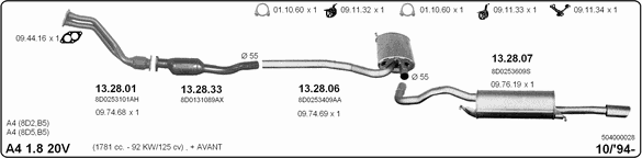 Exhaust System 504000028