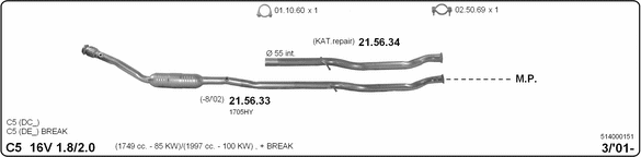 Exhaust System 514000151