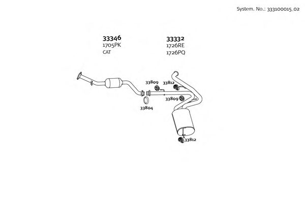 Exhaust System 333100015_02