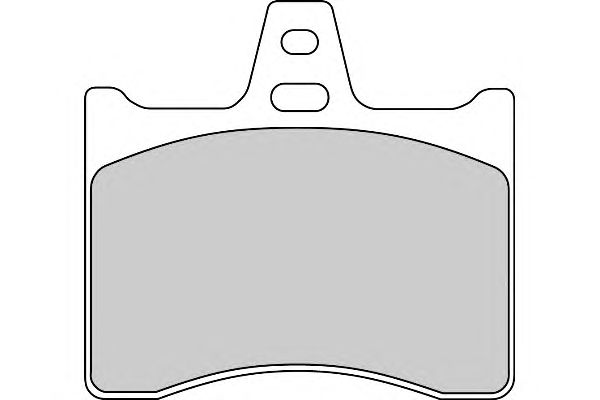Комплект тормозных колодок, дисковый тормоз FD6646A