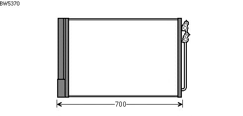 Condensator, airconditioning BW5370