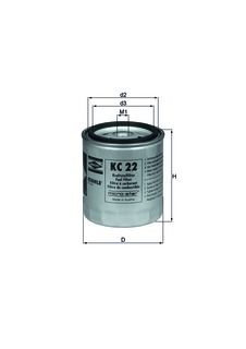 Fuel filter KC 22