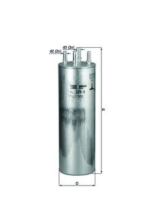 Fuel filter KL 229/4