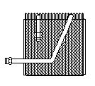 Evaporator, air conditioning 920M22