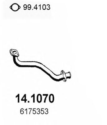 Exhaust Pipe 14.1070