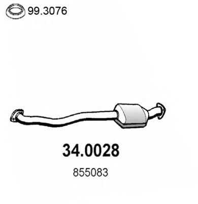Catalytic Converter 34.0028