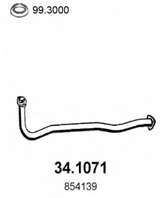 Exhaust Pipe 34.1071