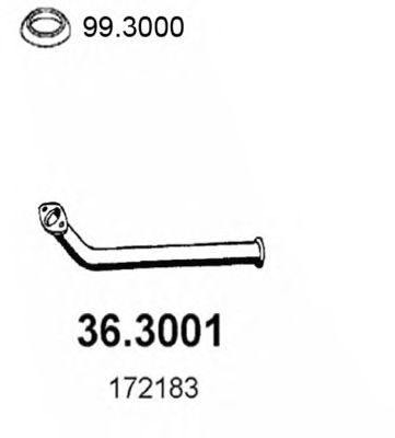 Exhaust Pipe 36.3001