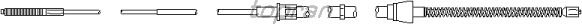 Cable, parking brake 104 022