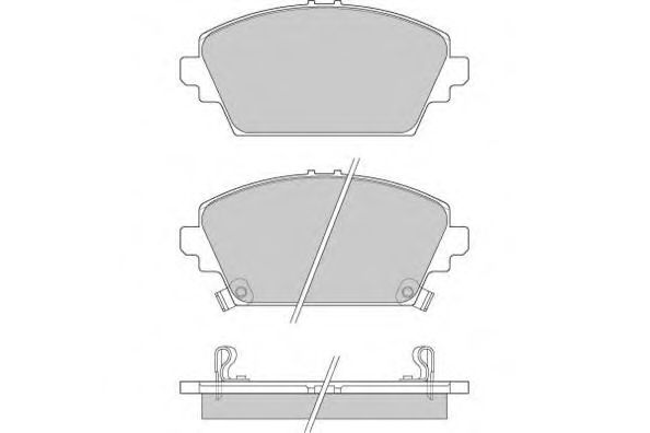 Brake Pad Set, disc brake 12-0870