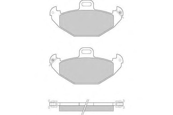 Brake Pad Set, disc brake 12-0922
