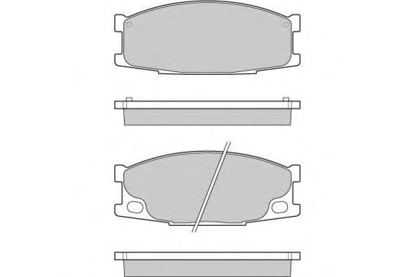 Brake Pad Set, disc brake 12-1066