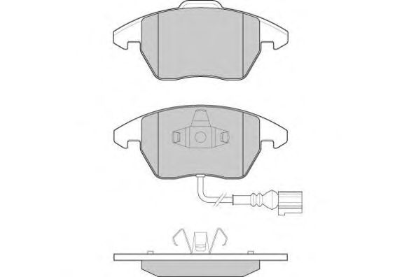 Brake Pad Set, disc brake 12-1103