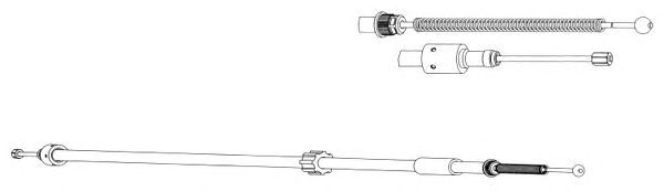 Cable, parking brake CT02132