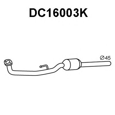 Catalytic Converter DC16003K