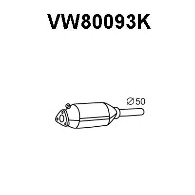 Katalysator VW80093K