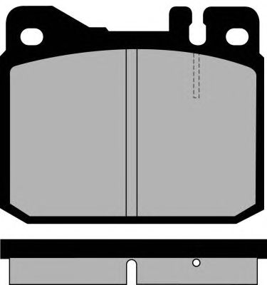 Brake Pad Set, disc brake PA379