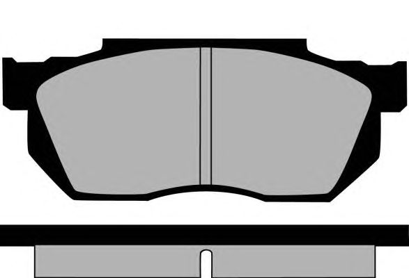 Комплект тормозных колодок, дисковый тормоз PA610