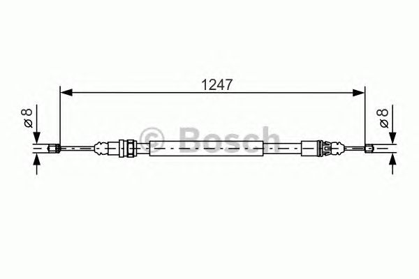 Cable, parking brake 1 987 477 473