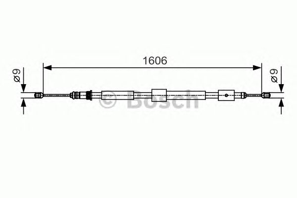 Cable, parking brake 1 987 482 113