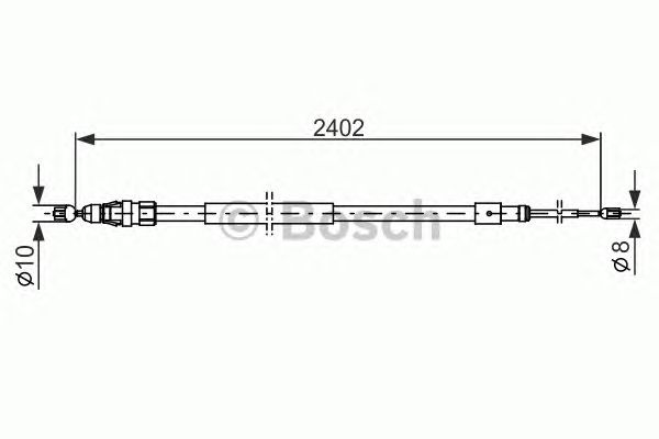 Cable, parking brake 1 987 482 276