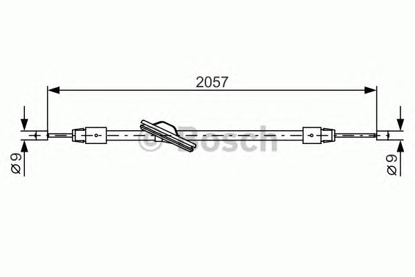Cable, parking brake 1 987 482 331