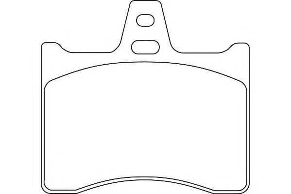 Комплект тормозных колодок, дисковый тормоз WBP23161A