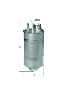 Fuel filter KL 484