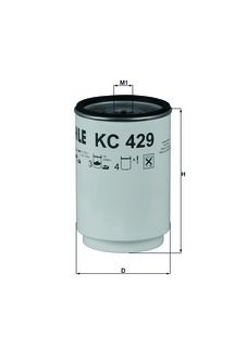 Fuel filter KC 429D
