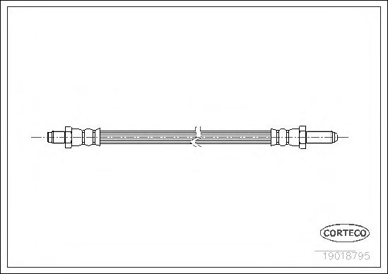 Tubo flexible de frenos 19018795