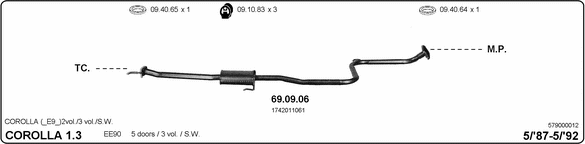 Exhaust System 579000012