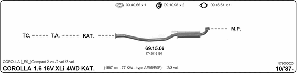 Exhaust System 579000020