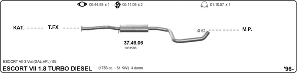 Exhaust System 525000100