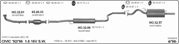 Exhaust System 533000038