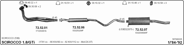 Exhaust System 587000335