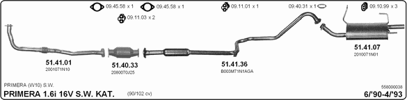 Exhaust System 558000038