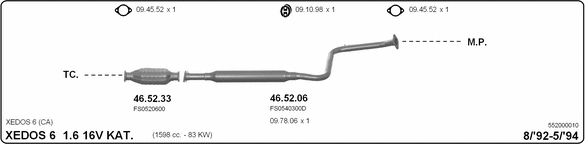 Exhaust System 552000010