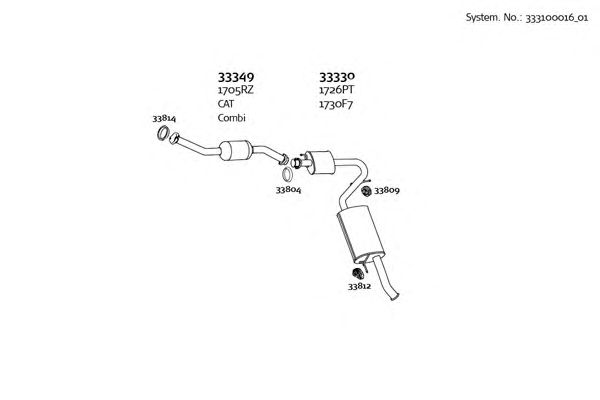 Exhaust System 333100016_01