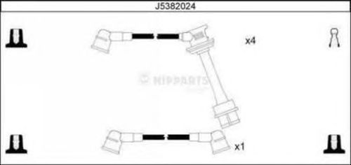 Ignition Cable Kit J5382024