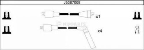 Комплект проводов зажигания J5387008