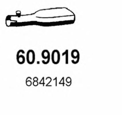 Tubo gas scarico 60.9019